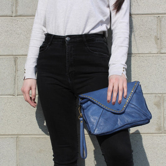 Damska skórzana torba na ramię - BL44