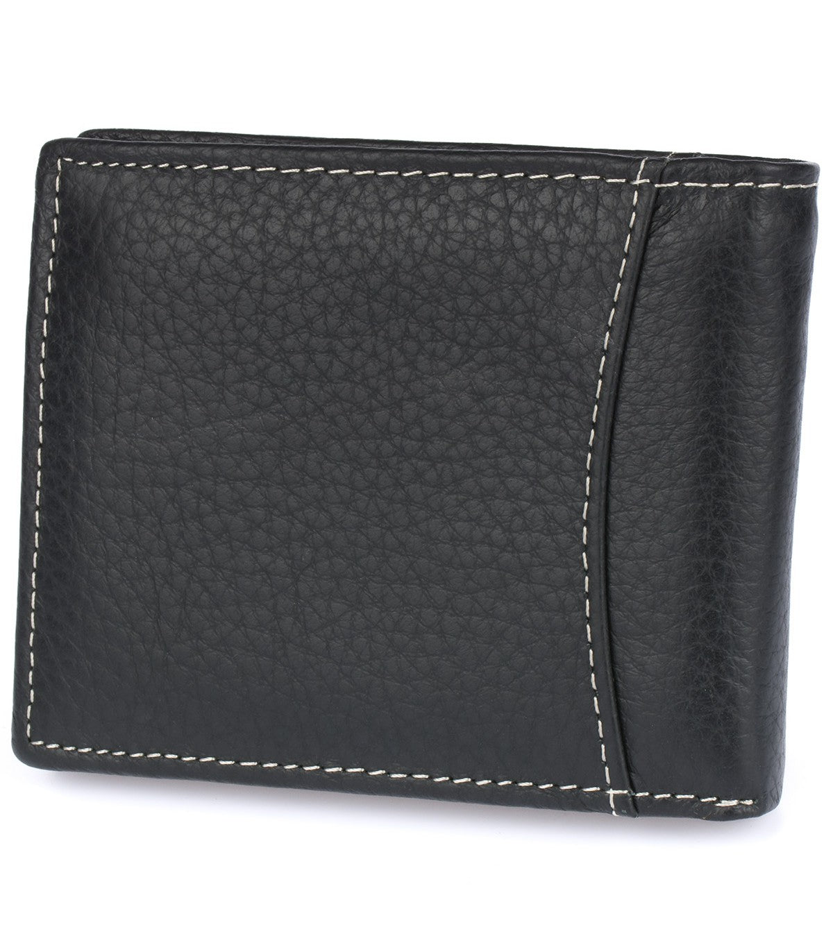 Portfel skórzany męski mały czarny Beltimore z RFiD L54