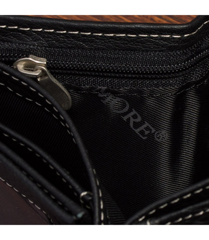 Portfel skórzany męski pionowy mały Beltimore z RFiD L55