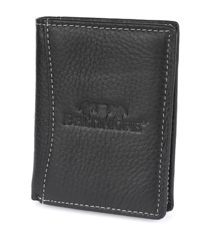 Portfel skórzany męski pionowy mały Beltimore z RFiD L55