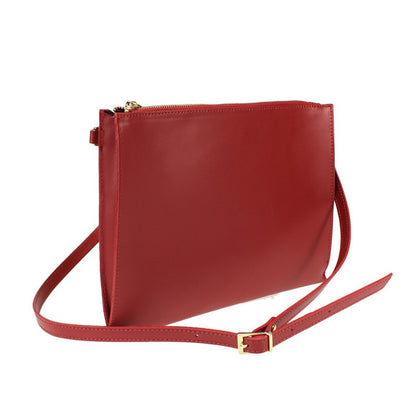 Damska skórzana torba na ramię - 9801