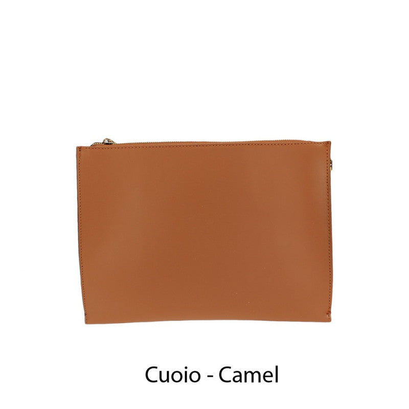 Damska skórzana torba na ramię - 9801