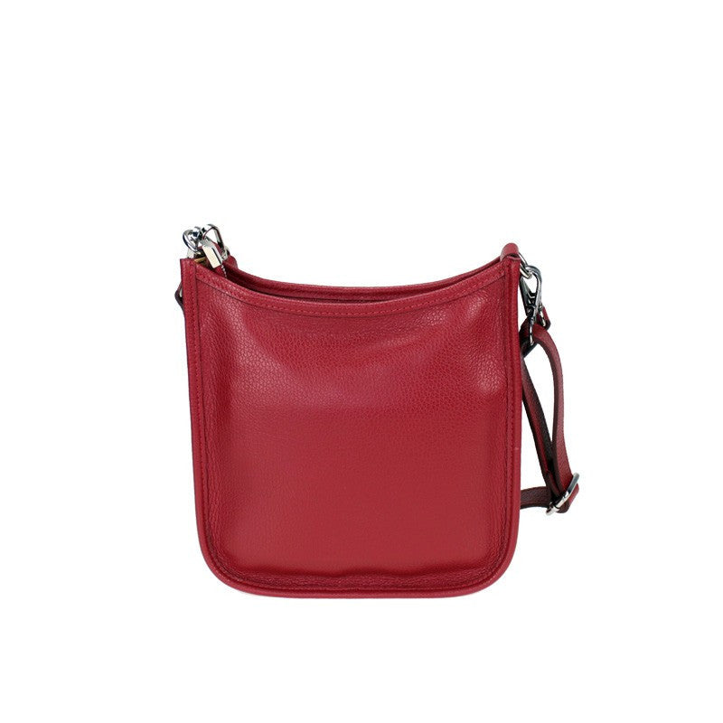 Damska skórzana torba na ramię - 546617