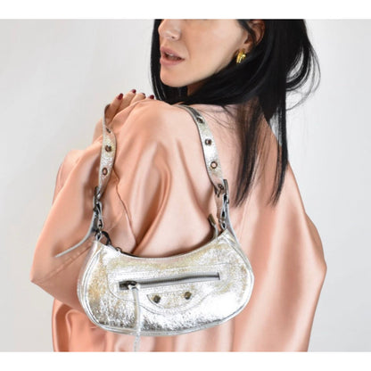 Torebka skórzana w stylu glamour 57100