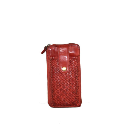 Damska skórzana saszetka na ramię - 1764