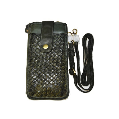 Damska skórzana saszetka na ramię - 1764