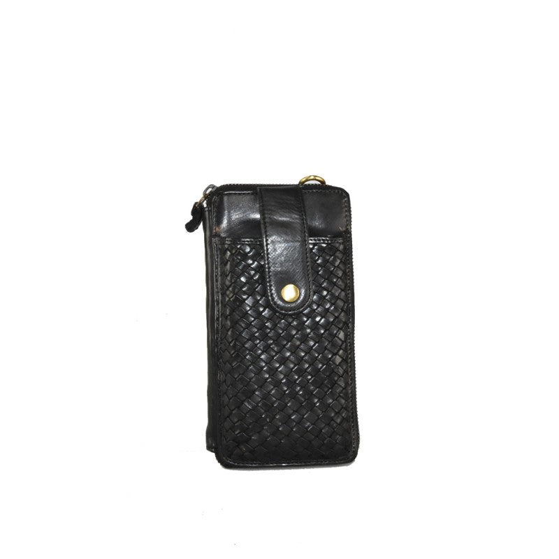 Damska skórzana saszetka na ramię - 1764