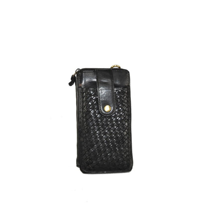 Damska skórzana saszetka na ramię - 1764